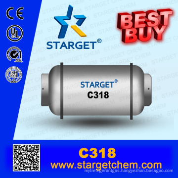 China manufacture C318 refrigerant gas